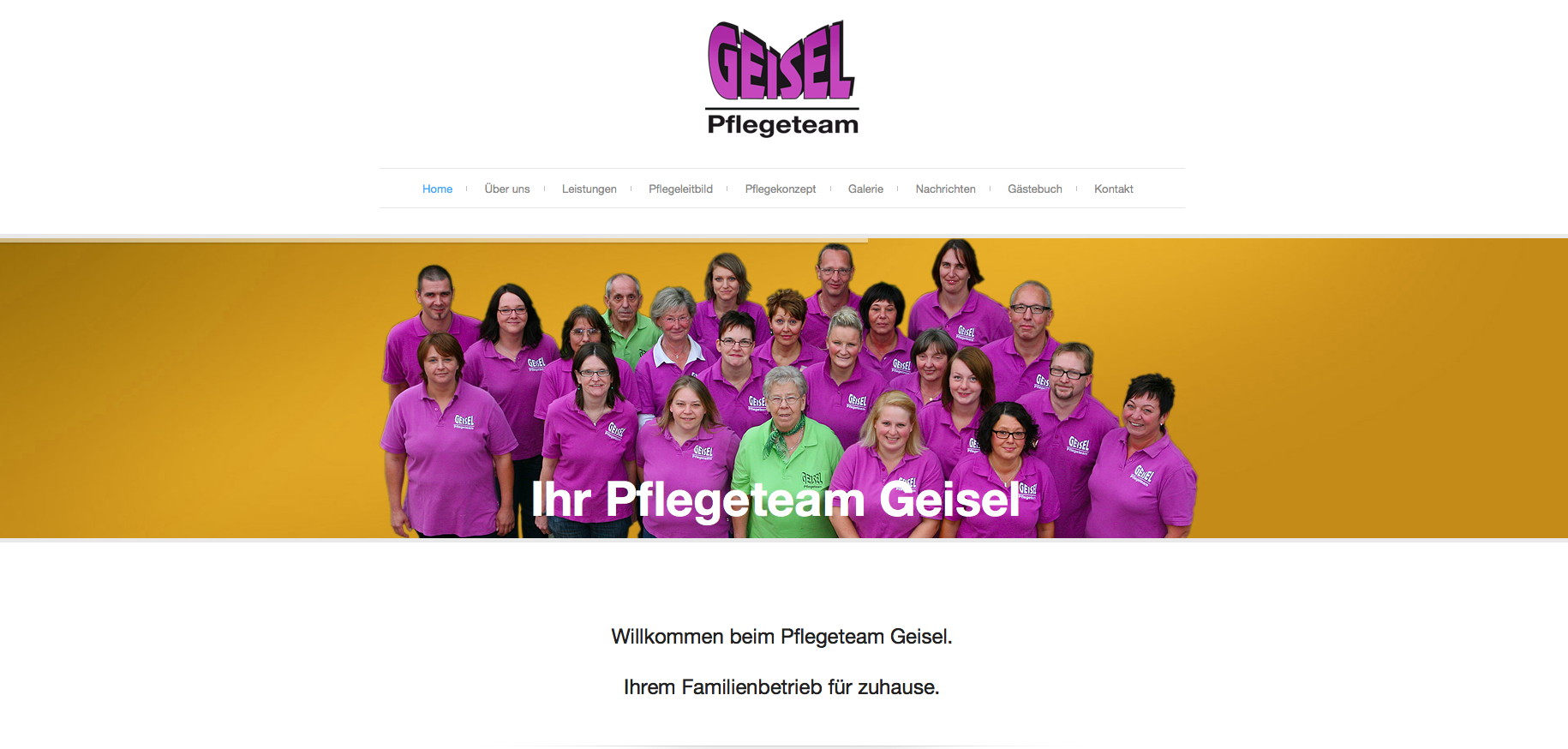 Relaunch Webseite Pflegeteam Geisel Frielendorf