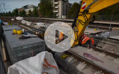 Baustellenreport im Zeitraffer auf dem Berliner Hauptbahnhof