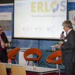 Dr. Matthias Schmidt, Geschäftsführer ERLOS Produktion und Recycling GmbH und Moderator Klaus Dieter Bugiel